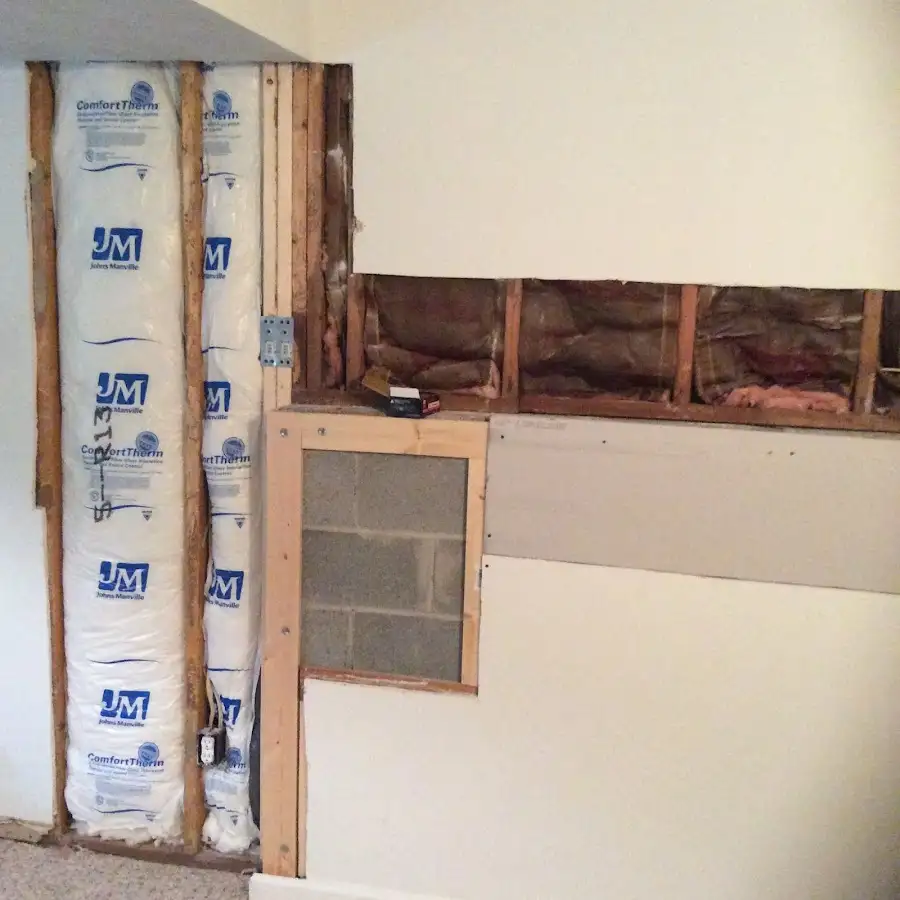 Wall insulation replacement during Structural Drying in Napili-Honokowai
